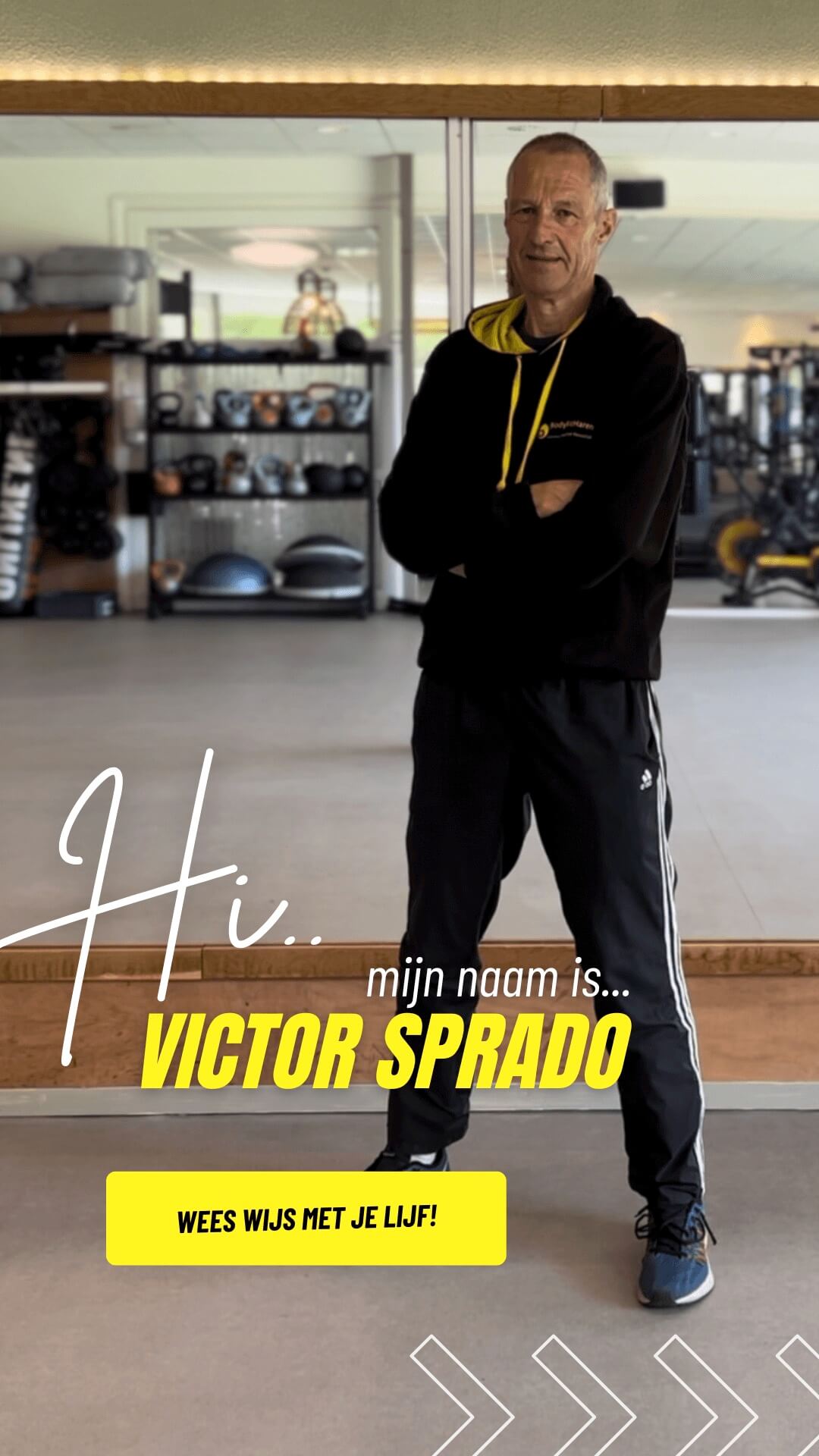 Victor Sprado Portret van Victor Sprado. Operationeel medewerker en groepslesinstructeur