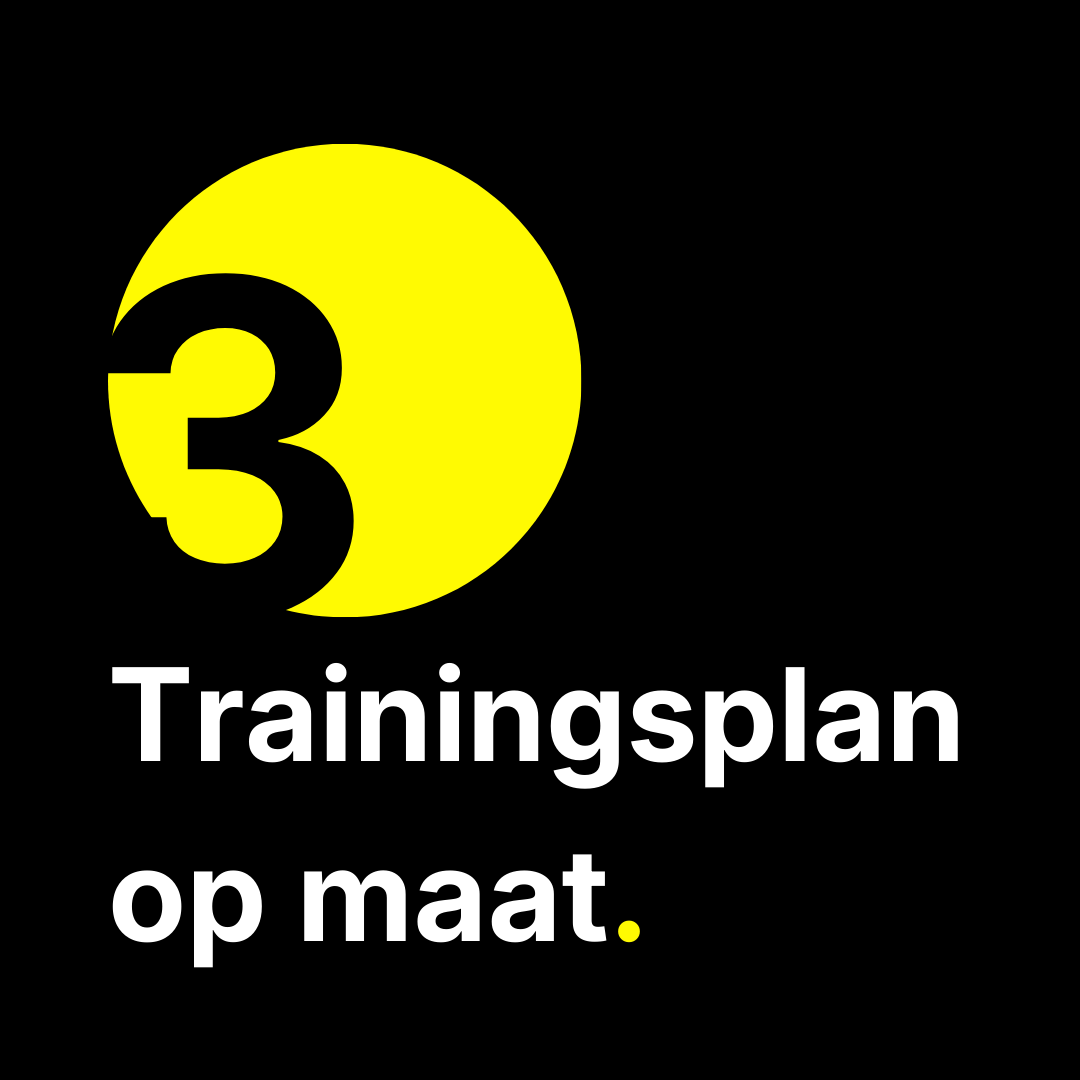 Trainingsplan op maat en eigen niveau oefeningen