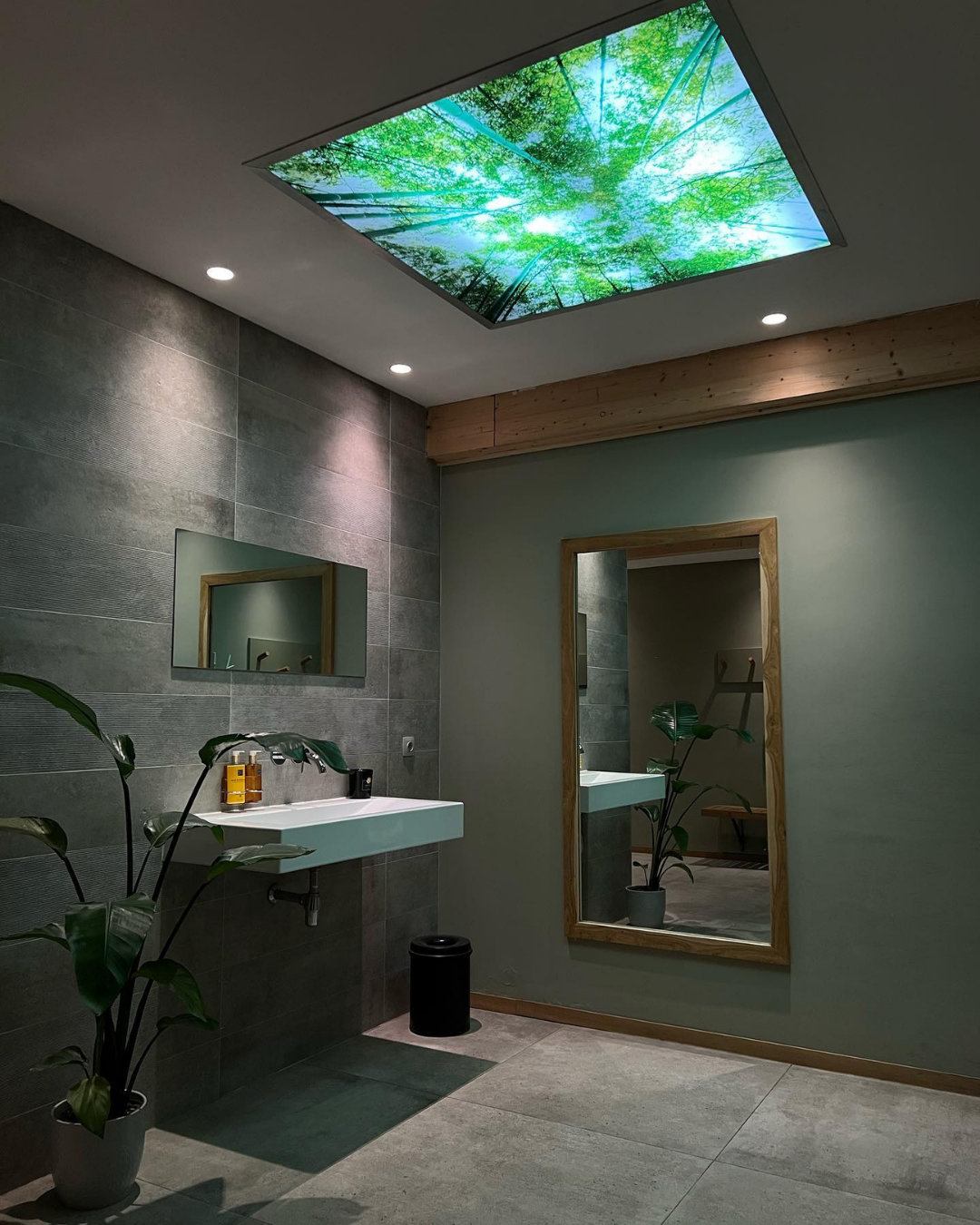 sporten in een luxe fitness club