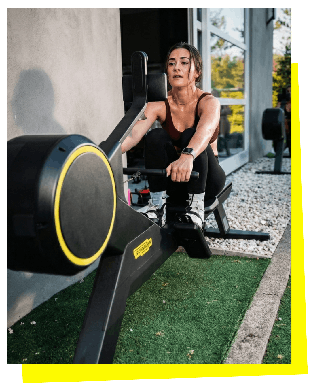 Een HIIT workout met roeien