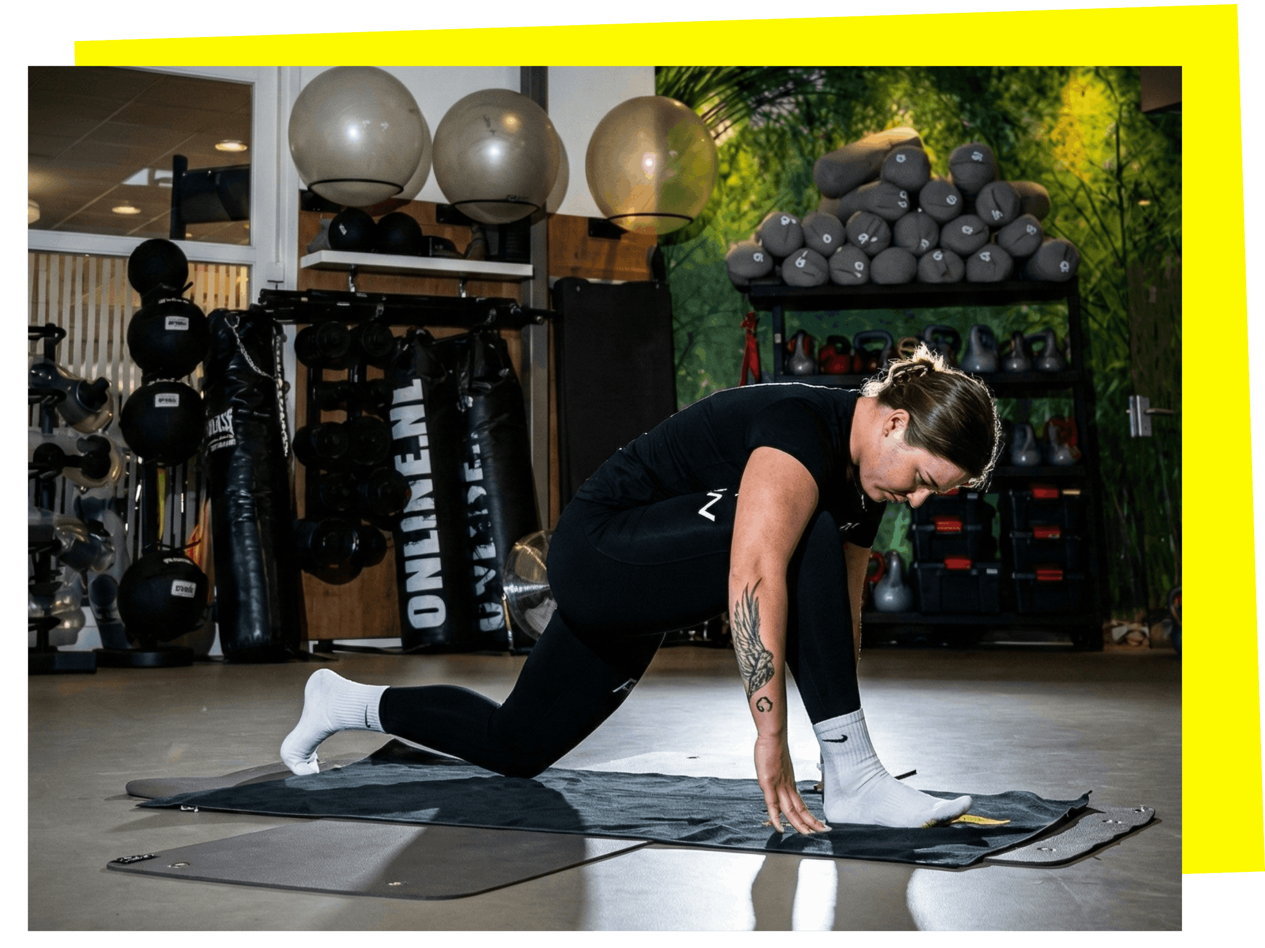 stretchen in haren voor rust en herstel